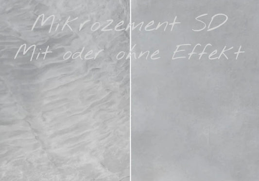 Warum ist es sinnvoll, das Pigment bei Mikrozement separat zu liefern?